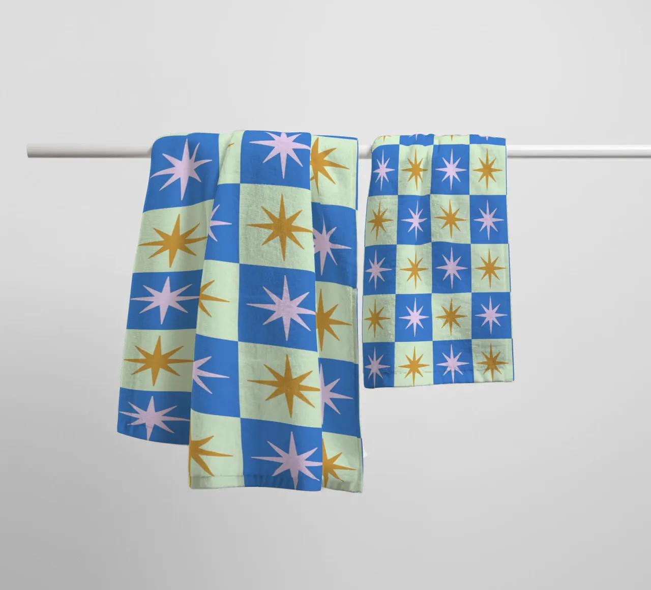 Star Check - Snowy - Holidays asciugamano da bagno da Galaxy Eyes