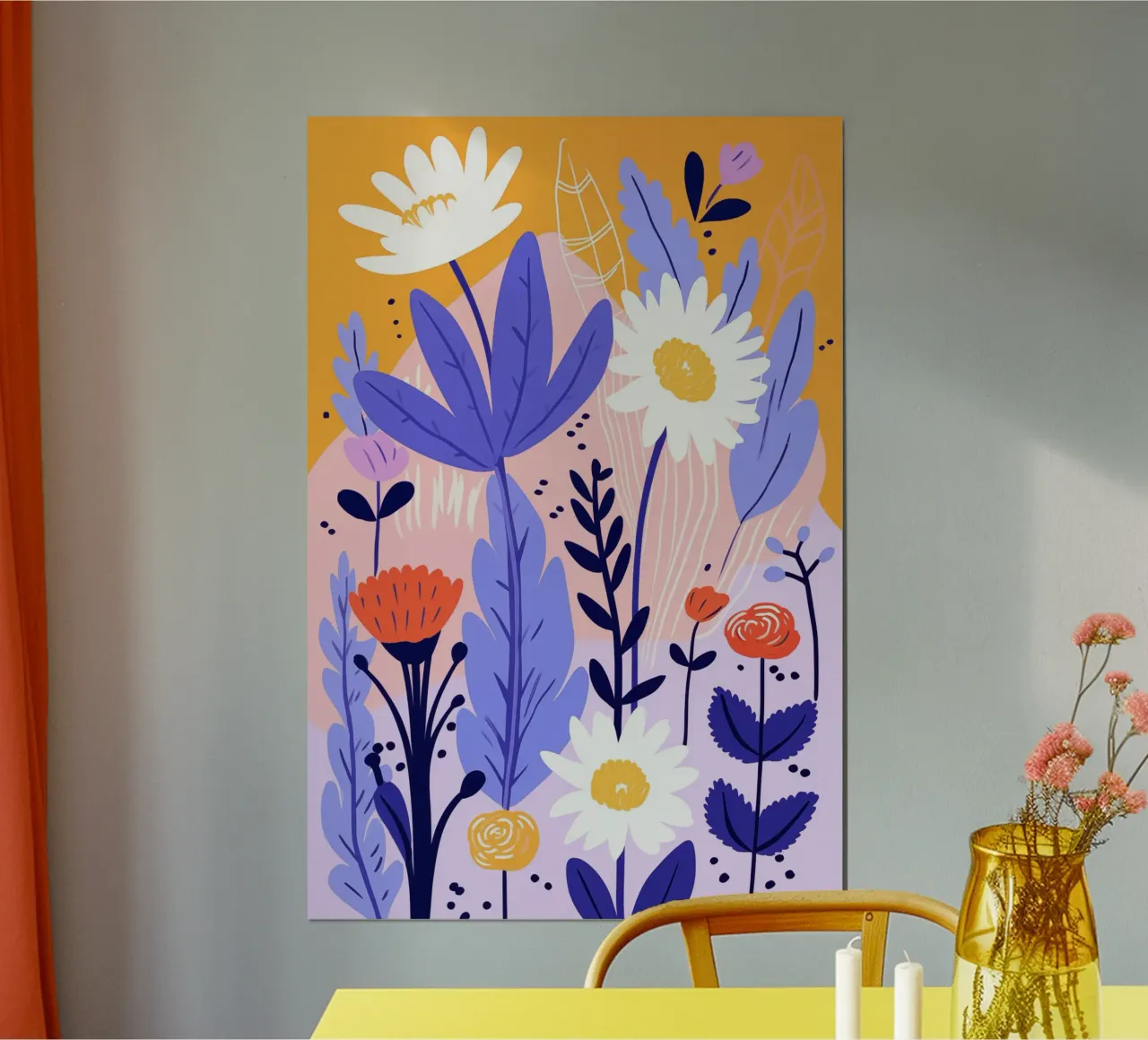 Flowers and leaves hahnemühle by LisaArtes
