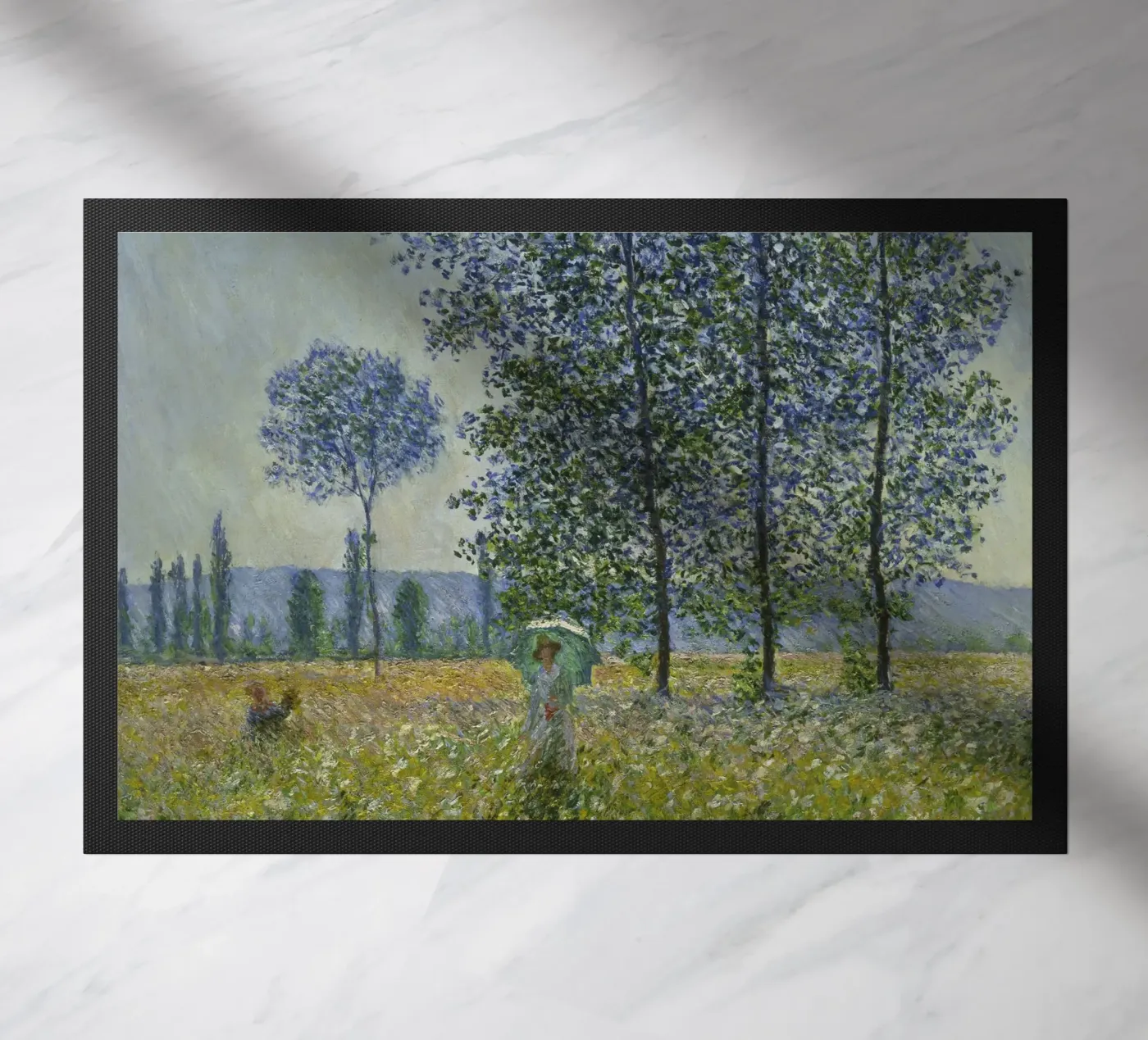 Monet - Campi in primavera zerbino da ARTOTHEK