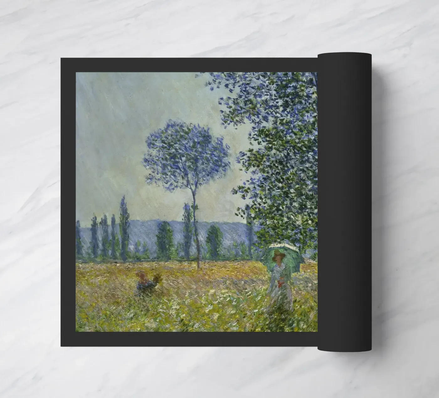 Monet - Campi in primavera zerbino da ARTOTHEK