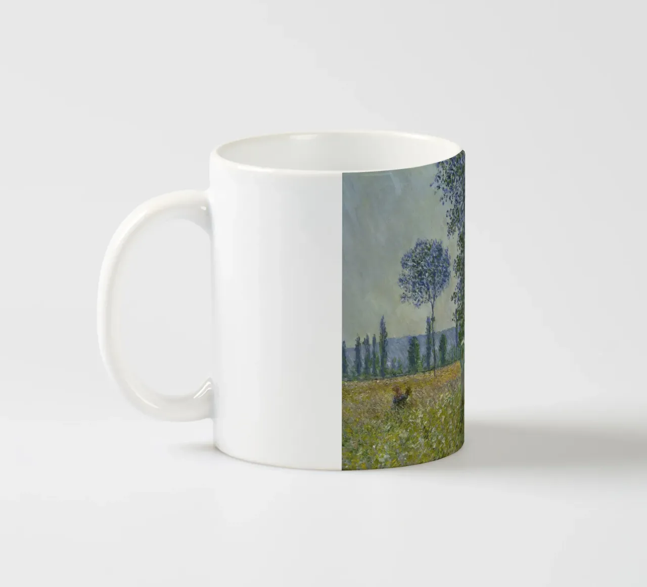 Monet - Campi in primavera tazza in ceramica da ARTOTHEK
