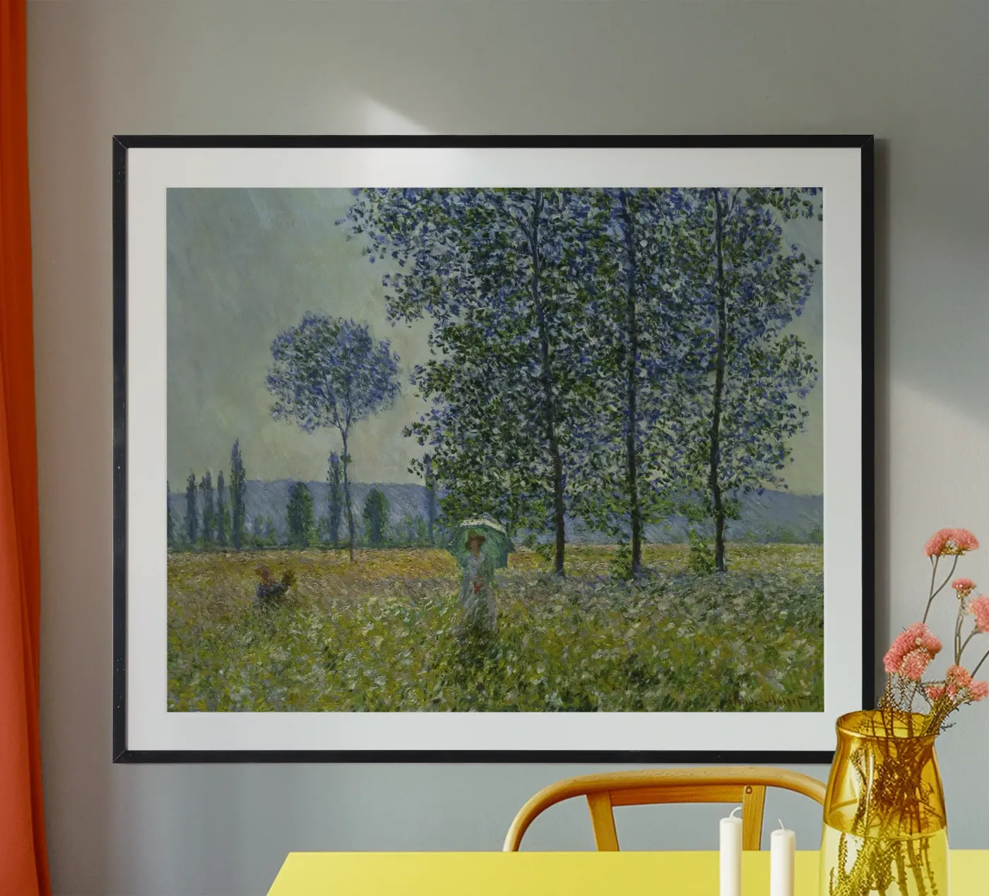 Monet - Fields in Spring poster by ARTOTHEK