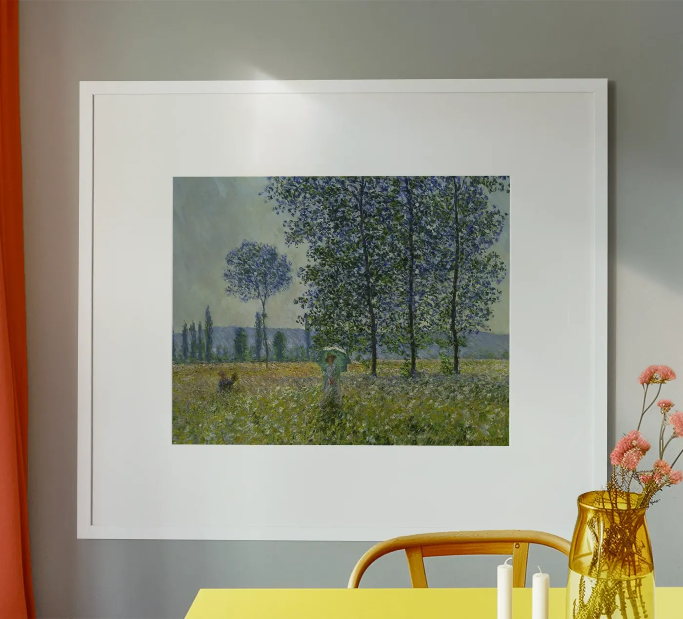 Monet - Fields in Spring poster by ARTOTHEK