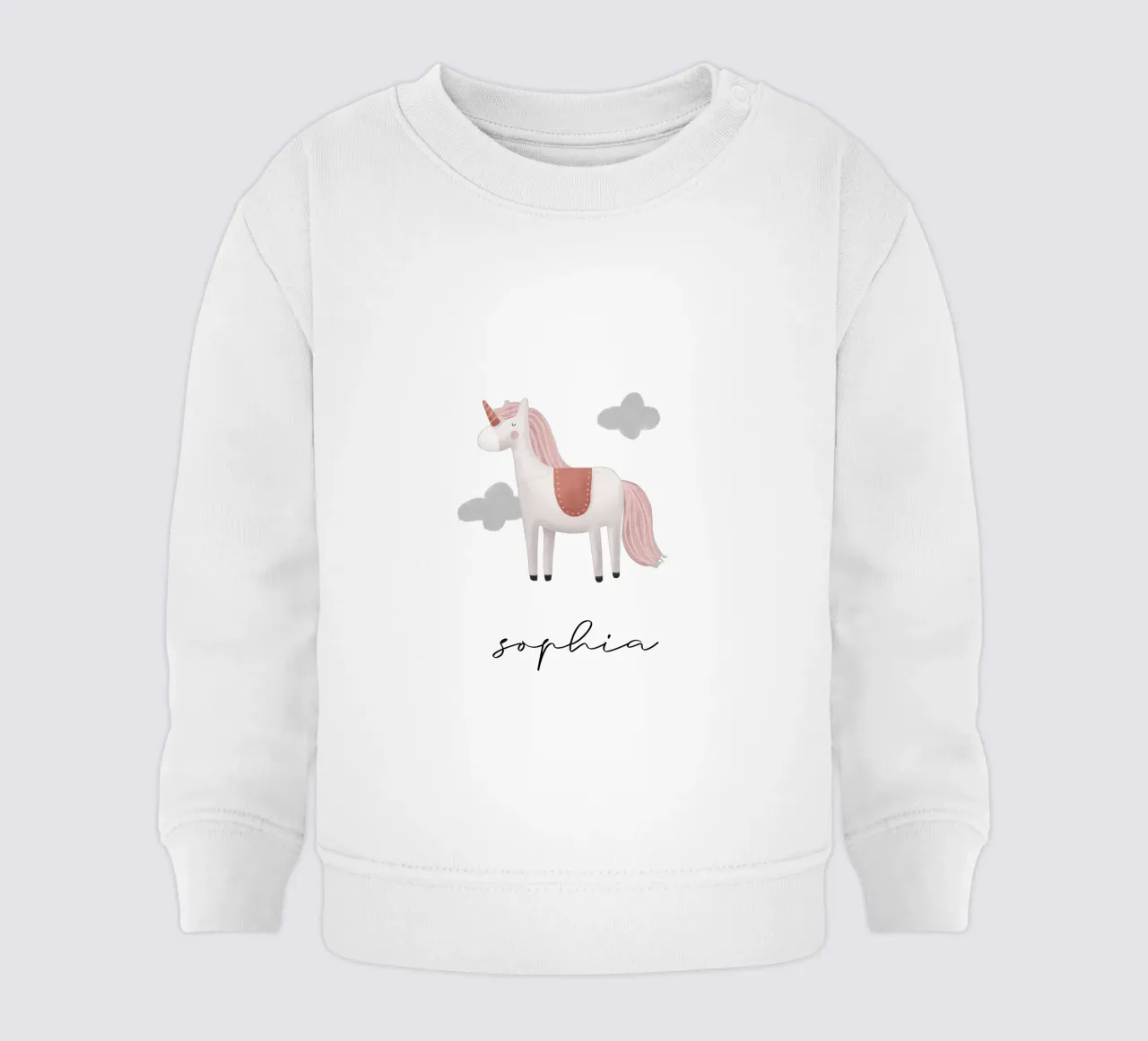 Unicorn felpa neonato da we line studio - design
