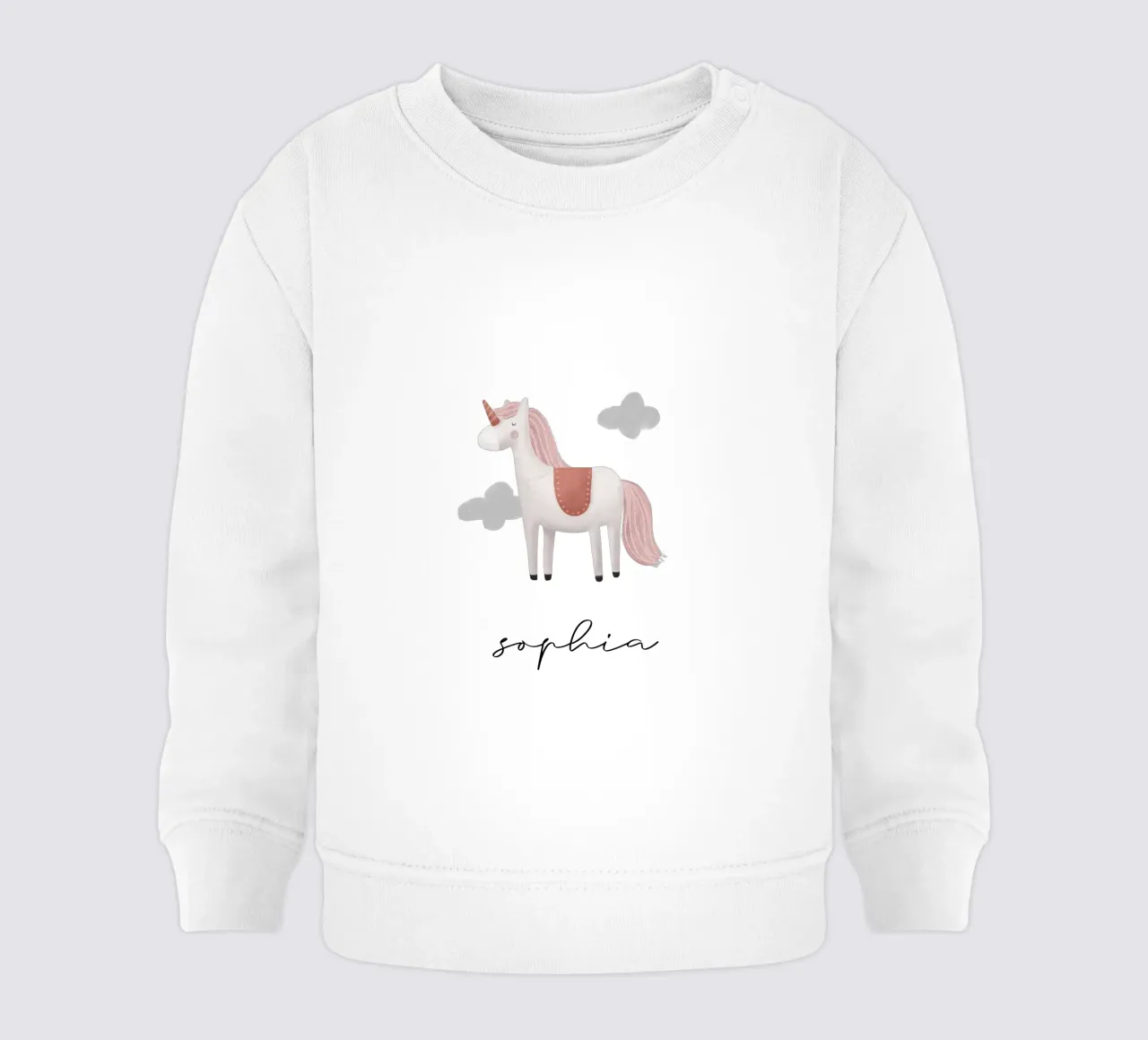 Unicorn felpa neonato da we line studio - design