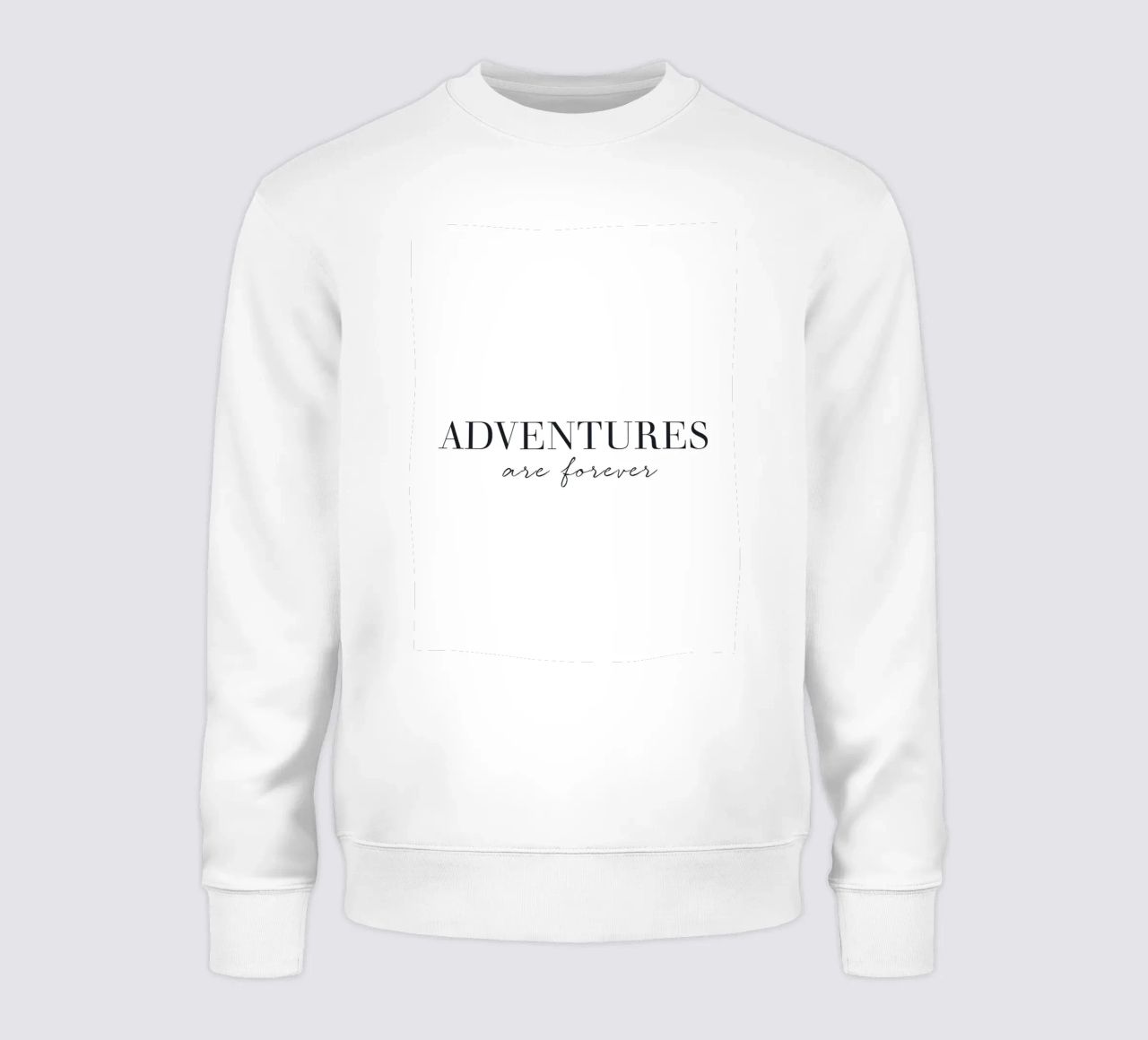 Avventure per l'eternità - Design minimalista felpa da Whole©