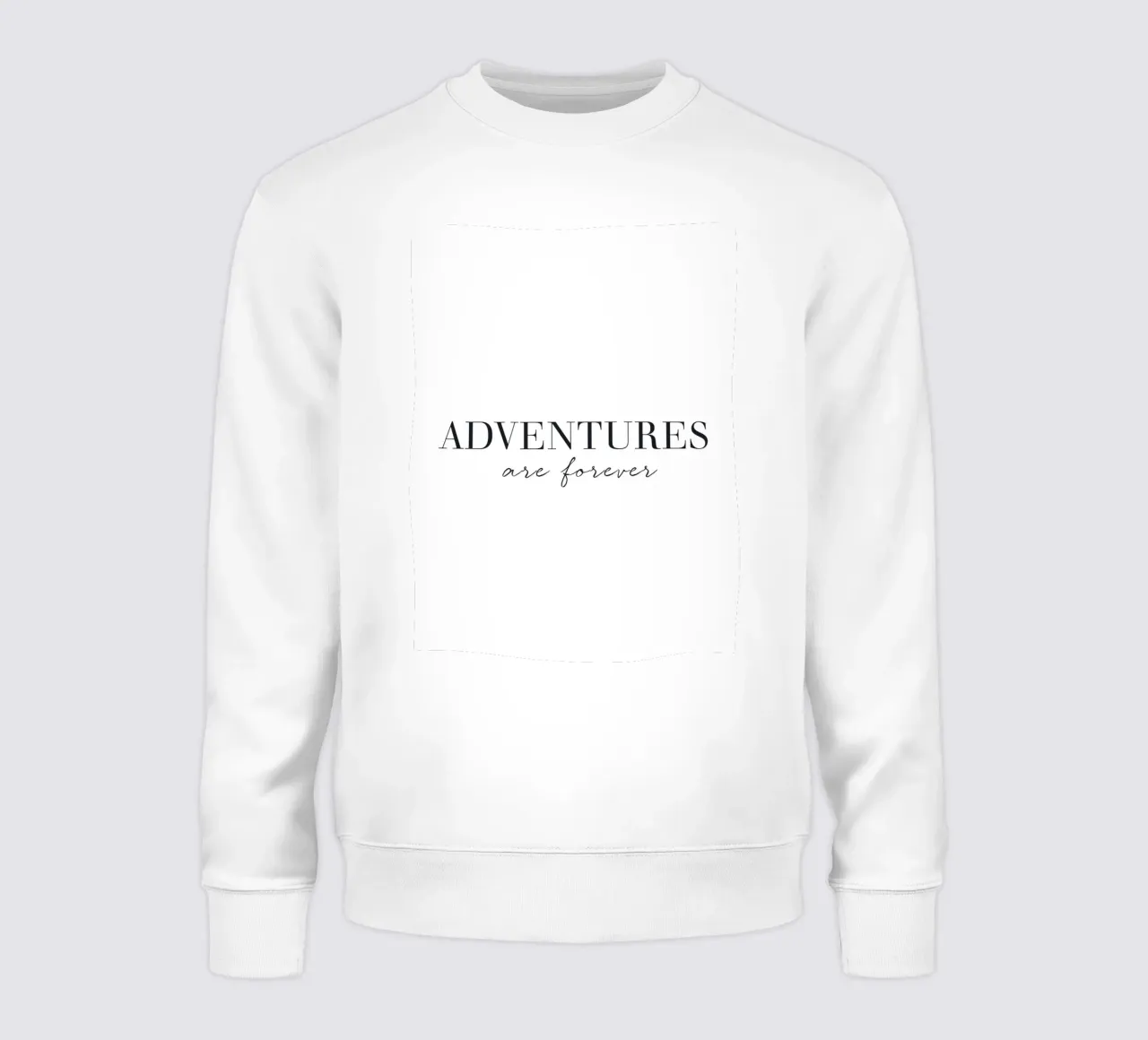 Des aventures pour l'éternité - Design minimaliste sweat de Whole©