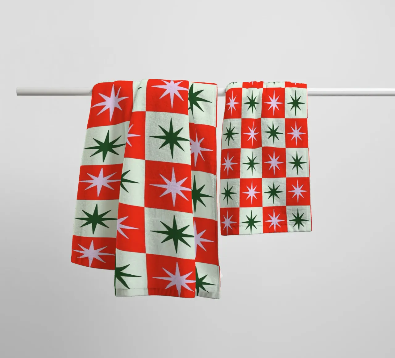 Star Check - Christmas asciugamano da bagno da Galaxy Eyes