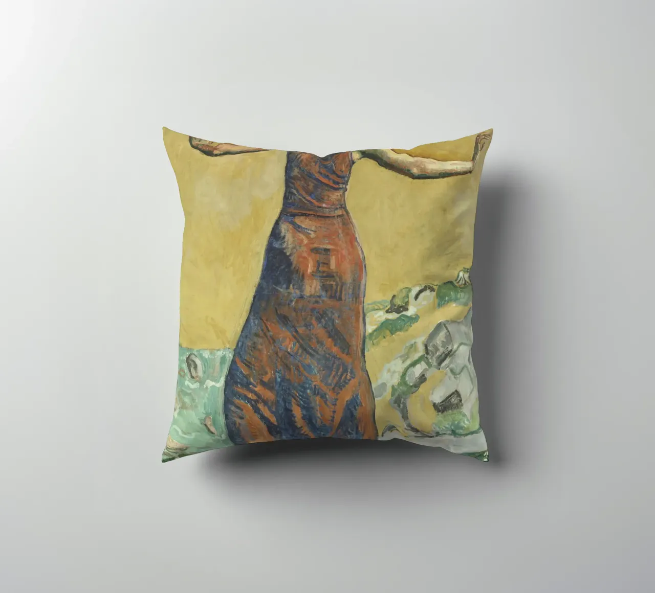 Hodler - Donna felice cuscino da ARTOTHEK