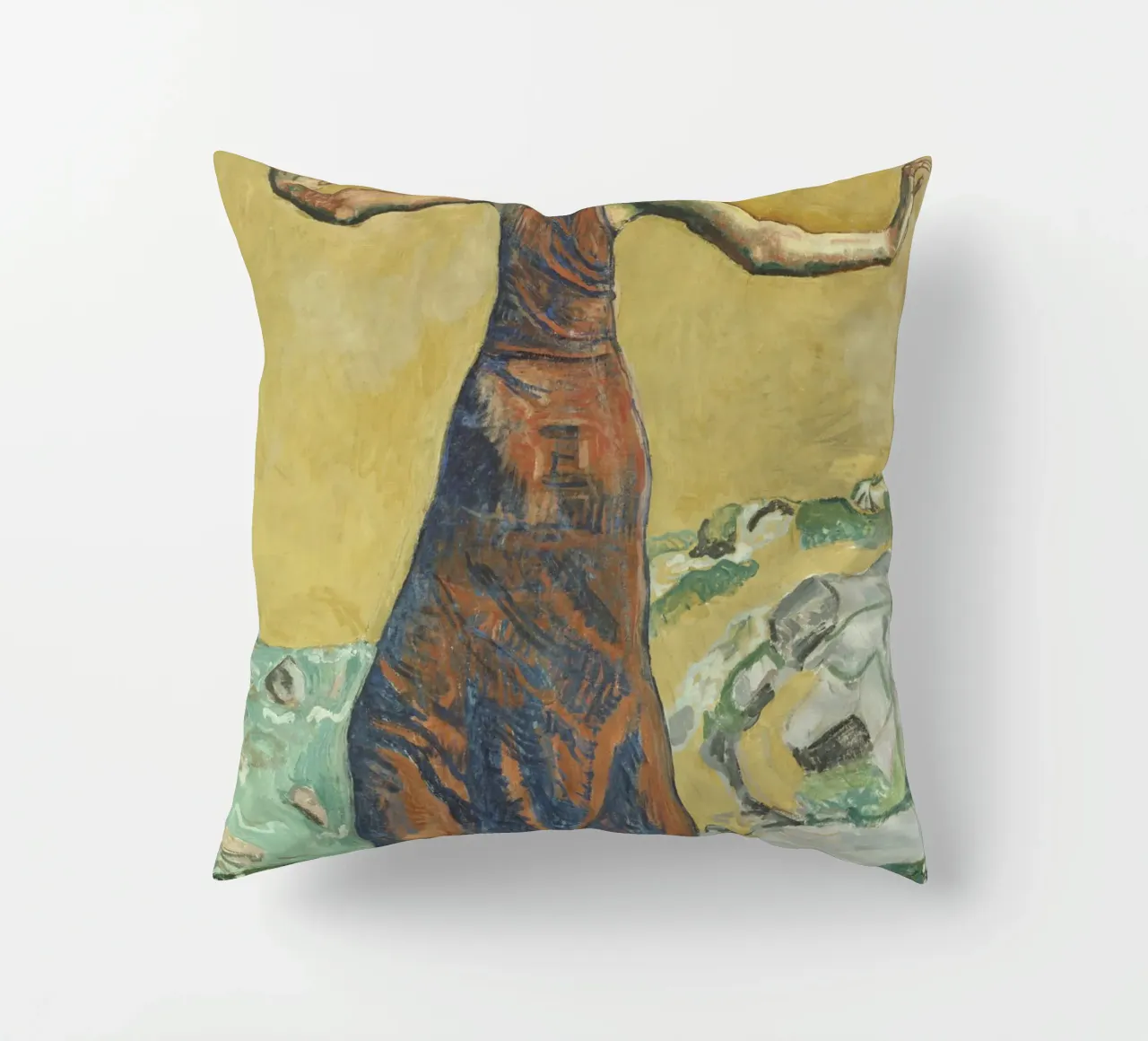 Hodler - Donna felice cuscino da ARTOTHEK