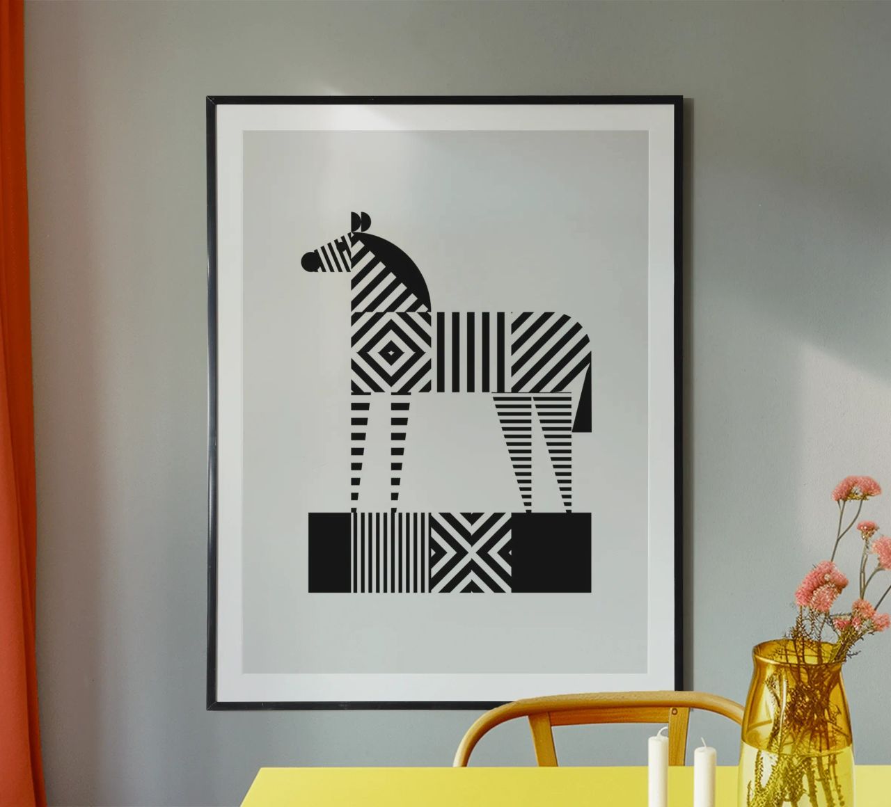 Zebra (b&w) carta hahnemühle da Greg Mably Studio
