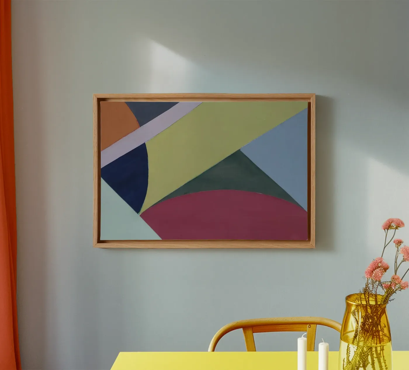 Geometric Composition canvas van Junique.art