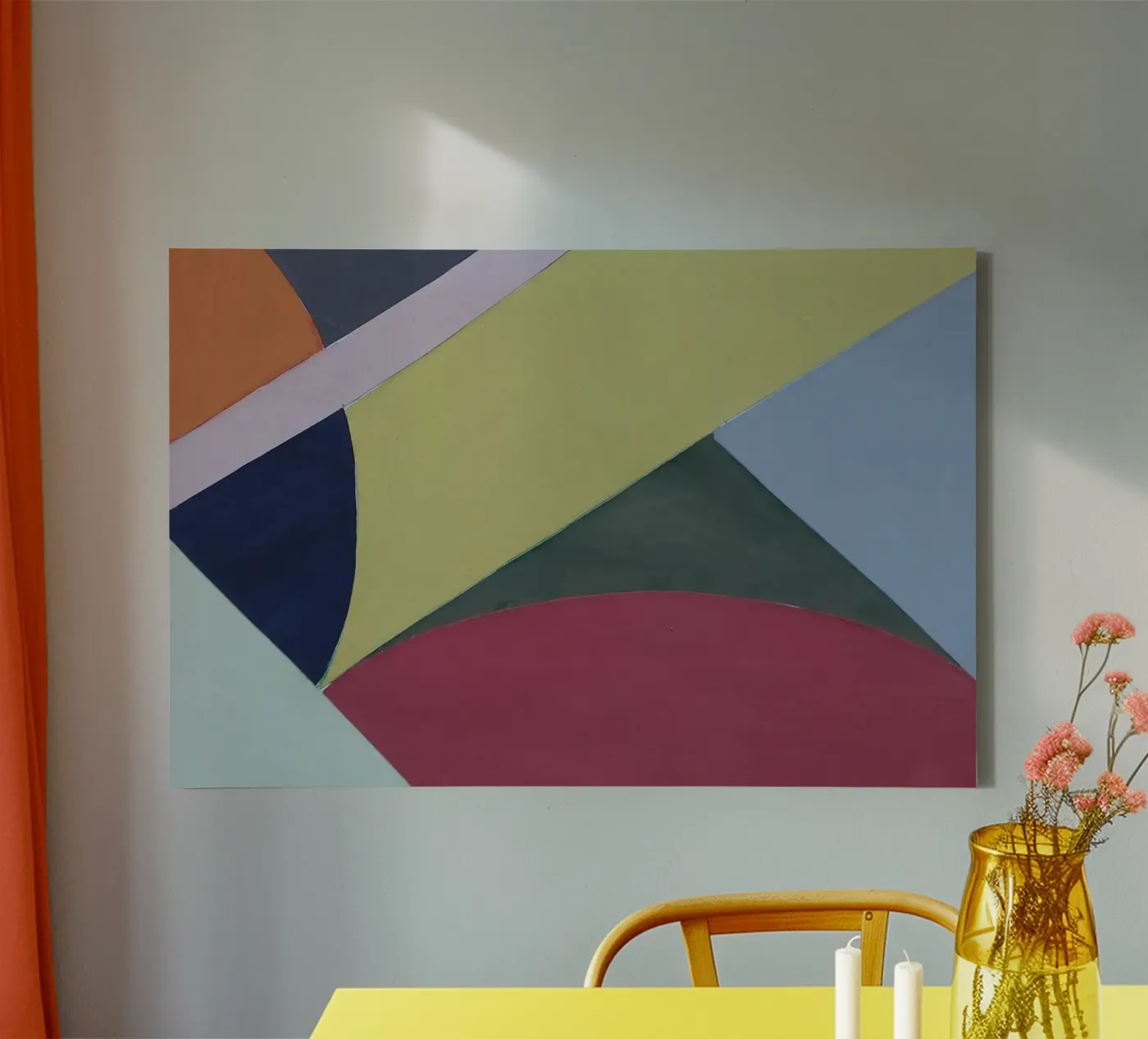 Geometric Composition canvas van Junique.art
