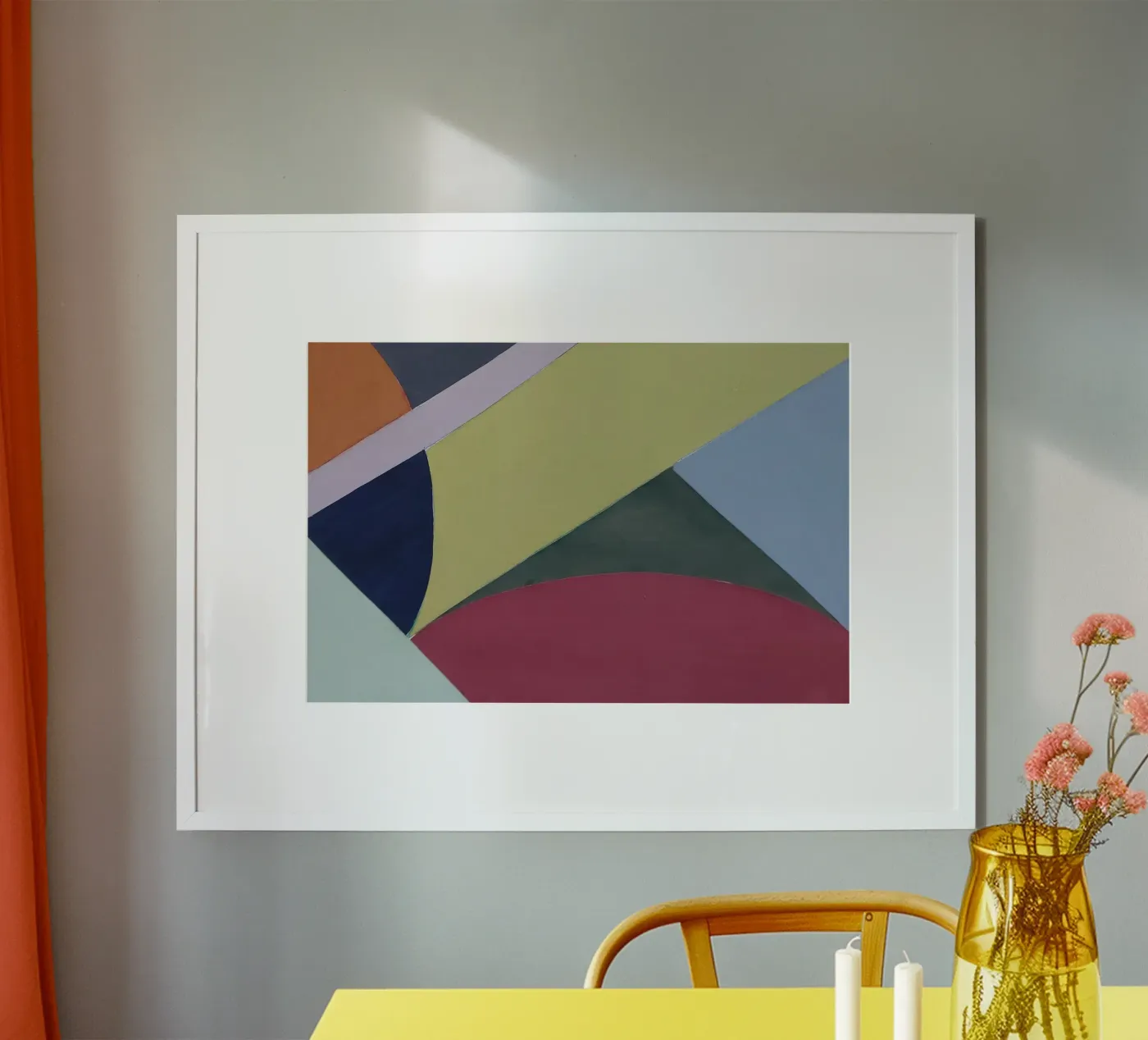 Geometric Composition poster van Junique.art