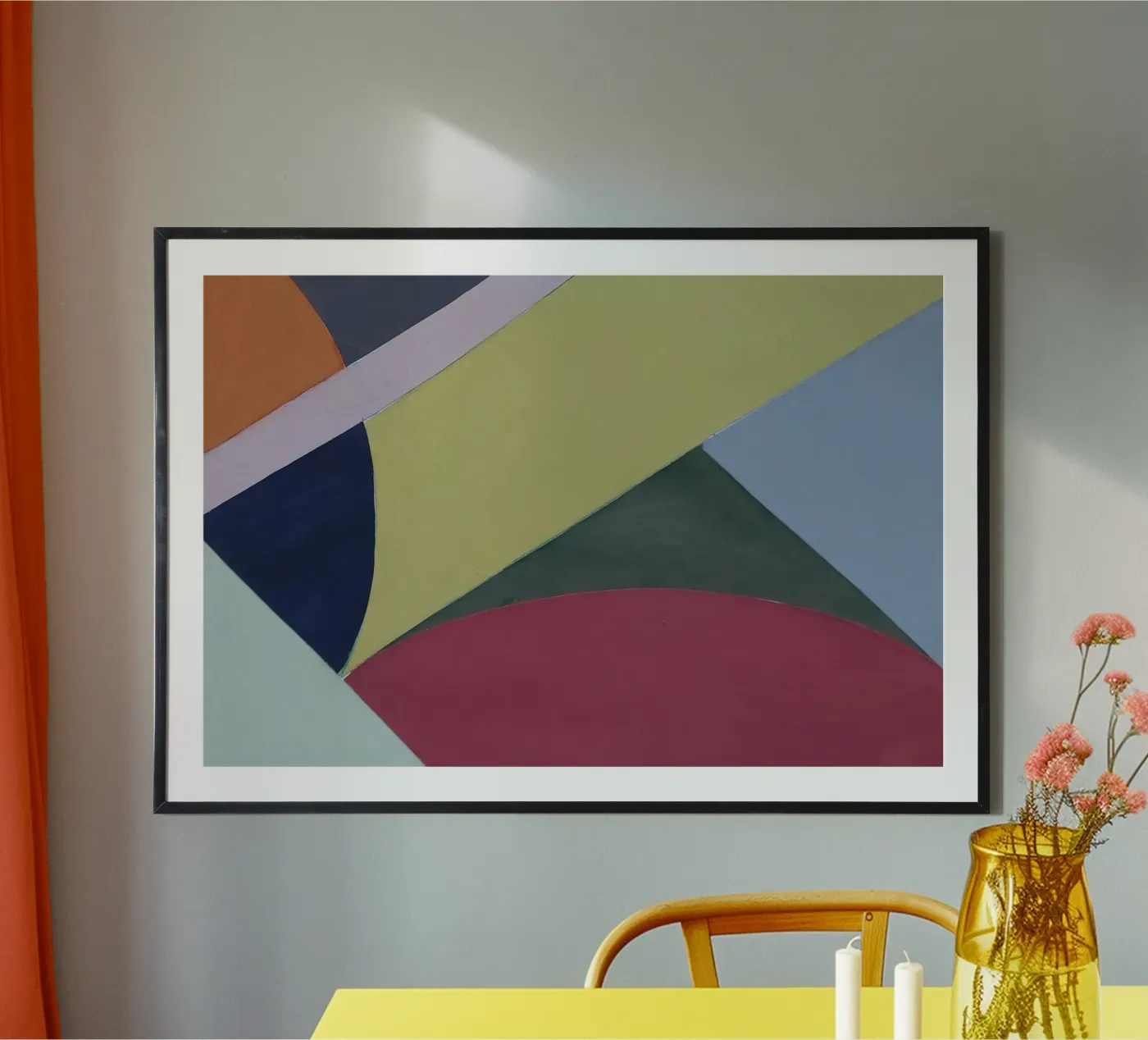 Geometric Composition poster van Junique.art