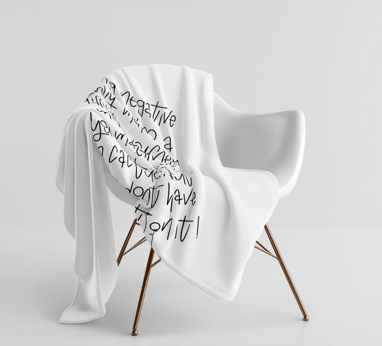 Cactus - don't be negative! coperta in pile da LIMITED EDITION LETTERS