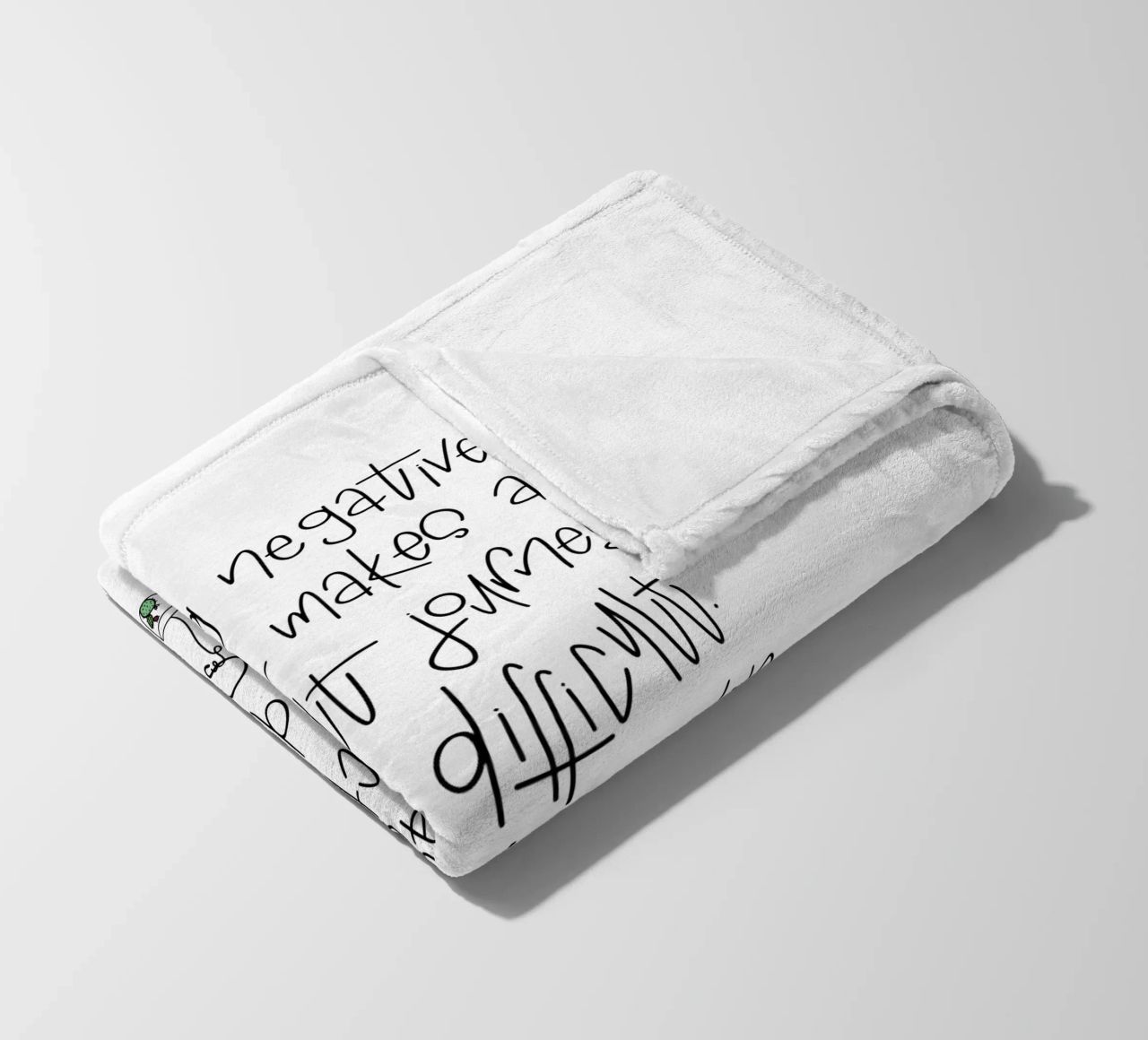 Cactus - don't be negative! coperta in pile da LIMITED EDITION LETTERS