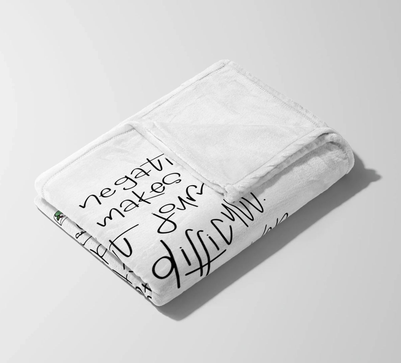 Cactus - don't be negative! coperta in pile da LIMITED EDITION LETTERS