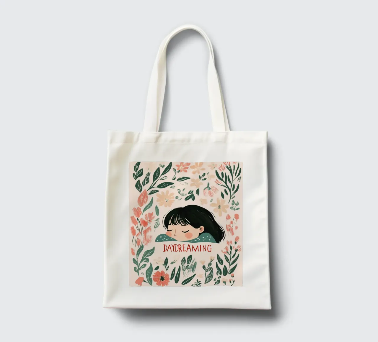 Day Dreaming (Version 3) borsa in juta da treechild