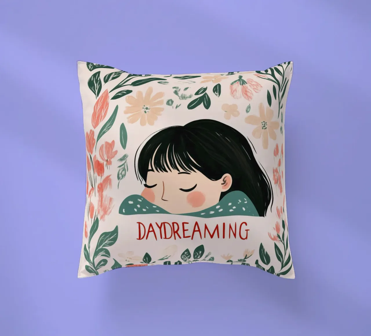 Day Dreaming (Version 3) cuscino da treechild