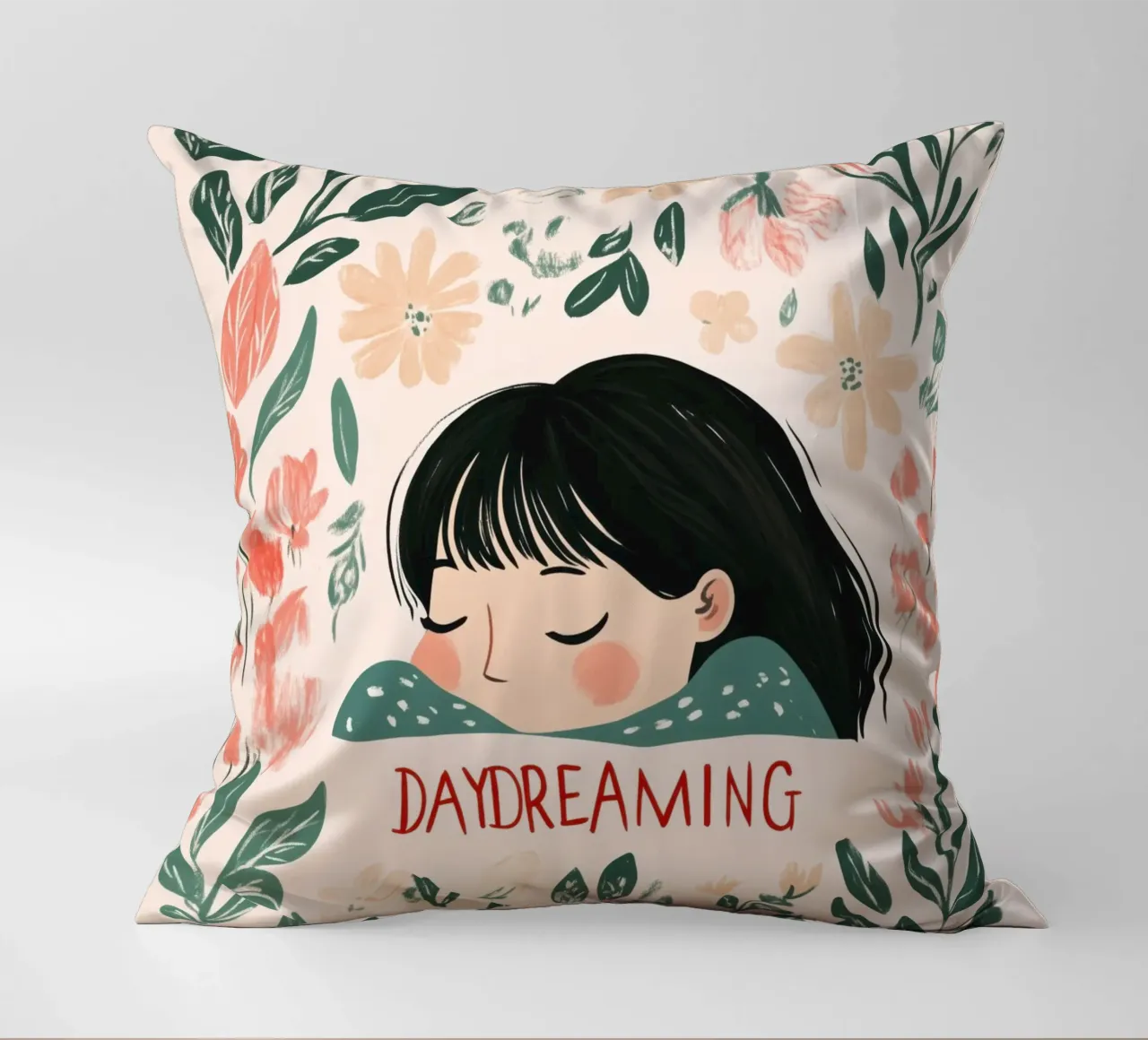 Day Dreaming (Version 3) cuscino da treechild