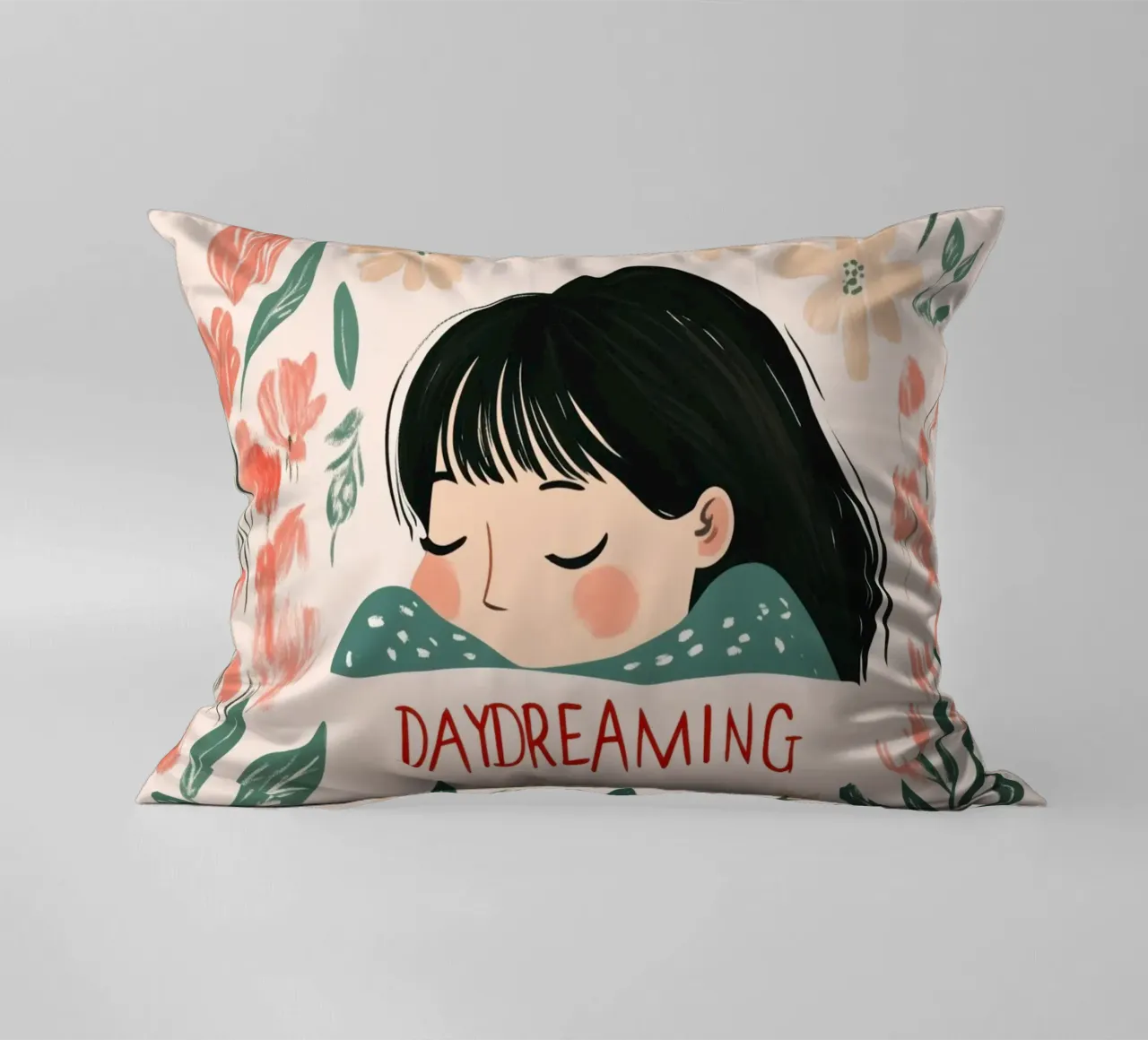 Day Dreaming (Version 3) cuscino da treechild