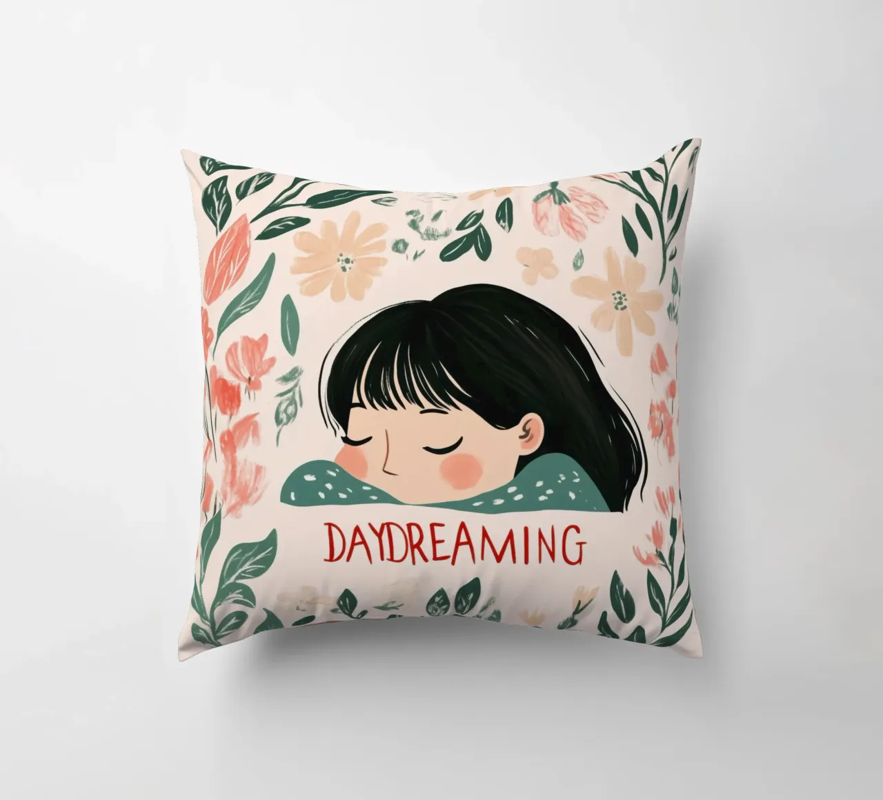 Day Dreaming (Version 3) cuscino da treechild