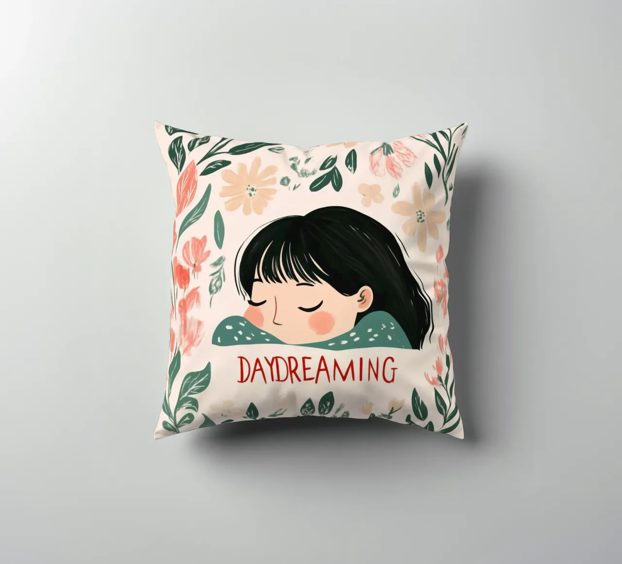 Day Dreaming (Version 3) cuscino da treechild