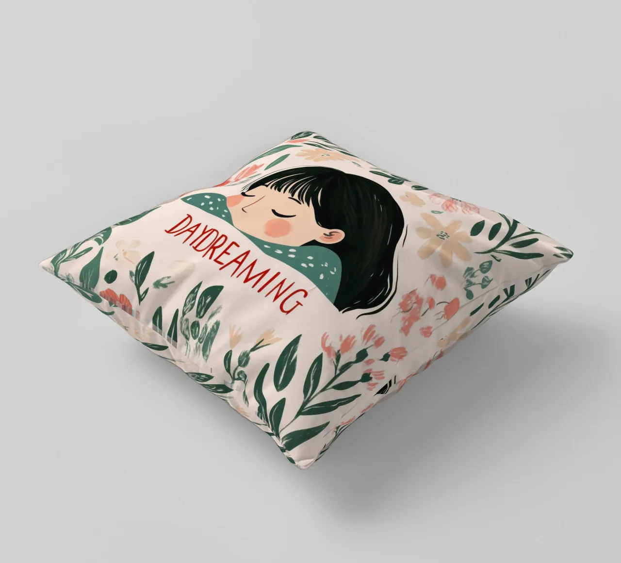 Day Dreaming (Version 3) cuscino da treechild