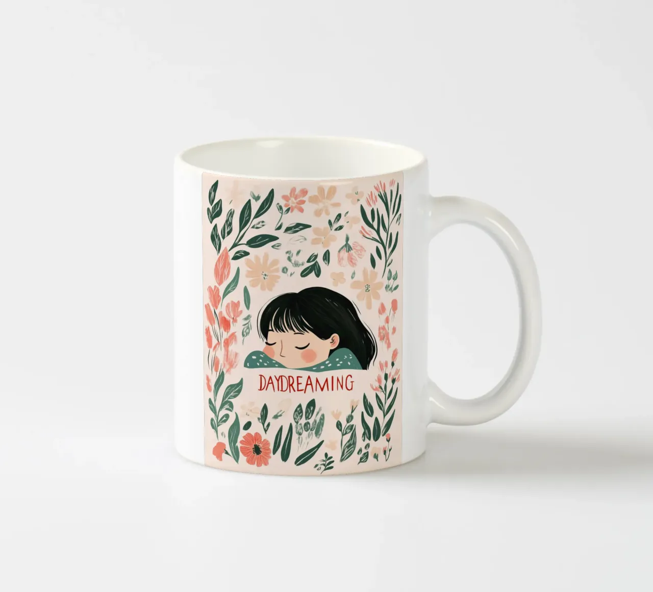 Day Dreaming (Version 3) tazza in ceramica da treechild