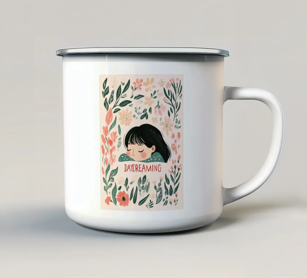 Day Dreaming (Version 3) tazza in smalto da treechild