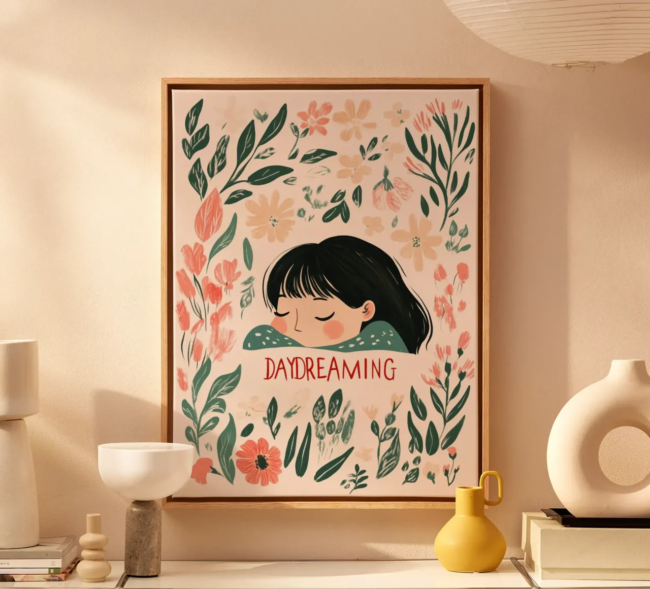 Day Dreaming (Version 3) tela con Cornice a cassetta da treechild