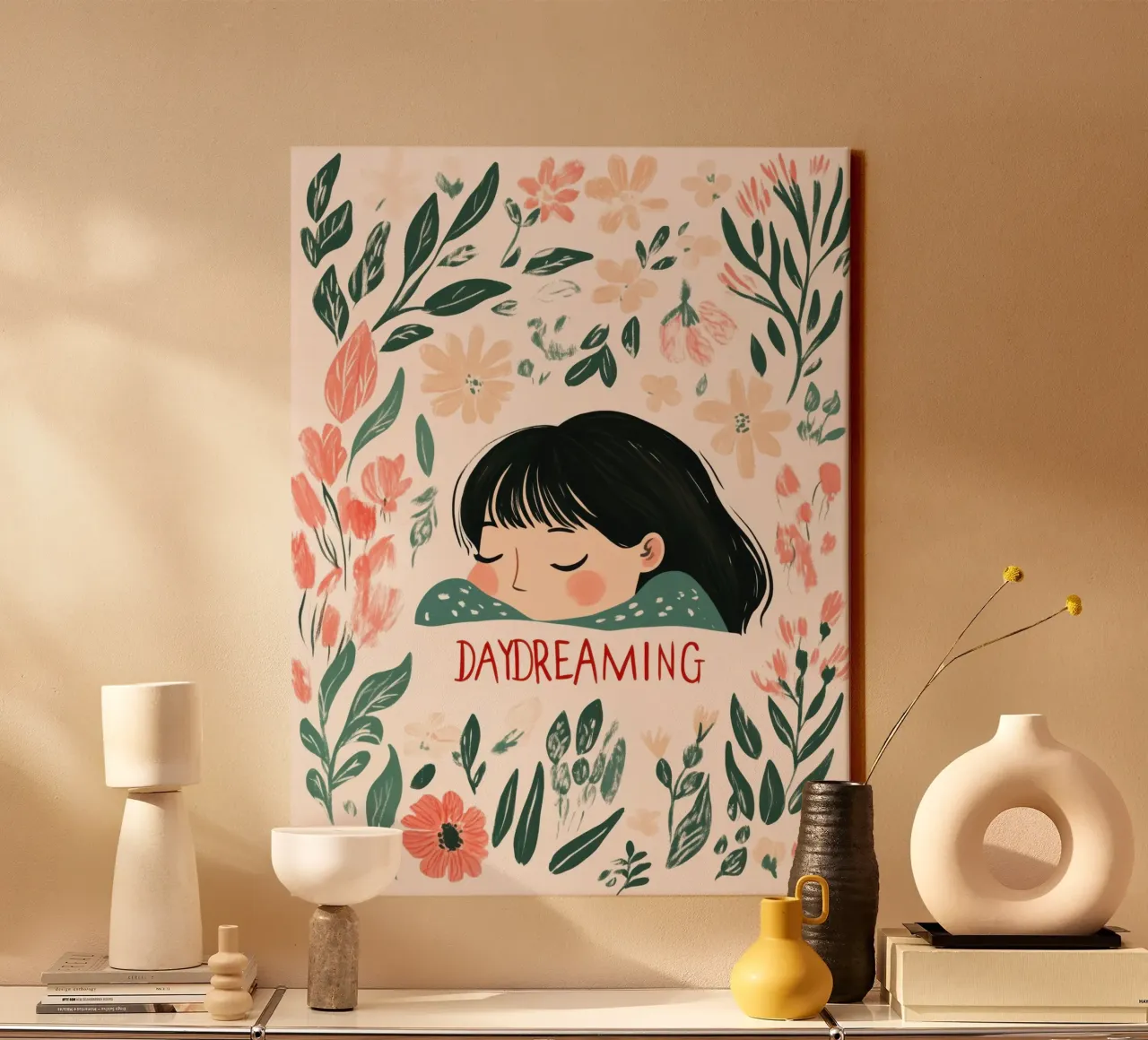Day Dreaming (Version 3) tela con Cornice a cassetta da treechild