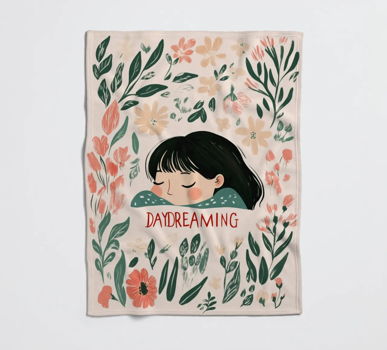 Day Dreaming (Version 3) coperta in pile da treechild