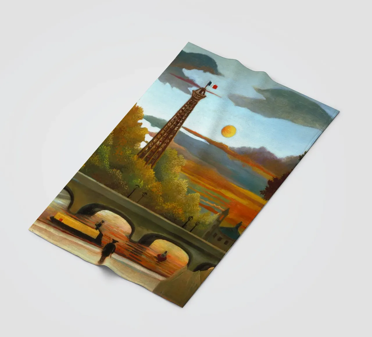Henri Rousseau - Senna e Torre Eiffel coperta in pile da ARTOTHEK