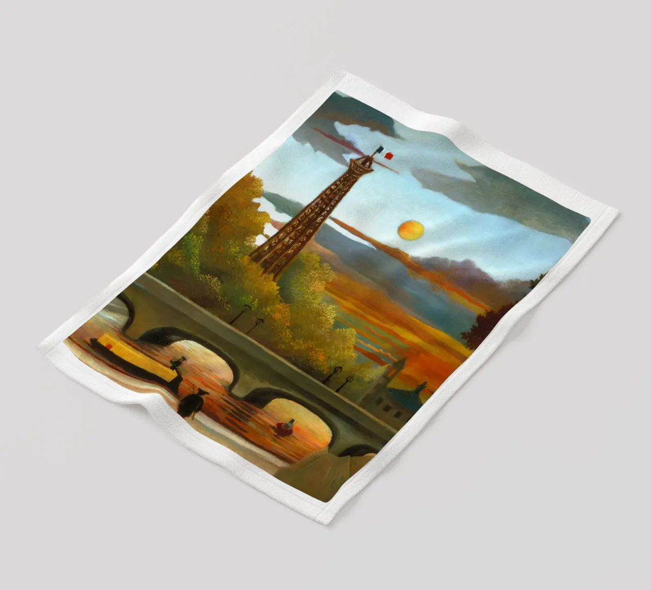 Henri Rousseau - Senna e Torre Eiffel coperta in pile da ARTOTHEK