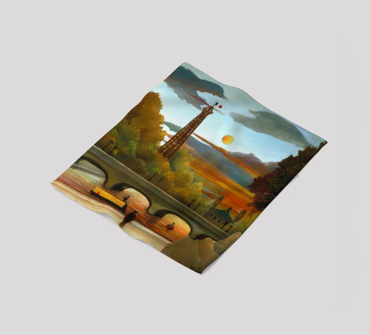 Henri Rousseau - Senna e Torre Eiffel coperta in pile da ARTOTHEK