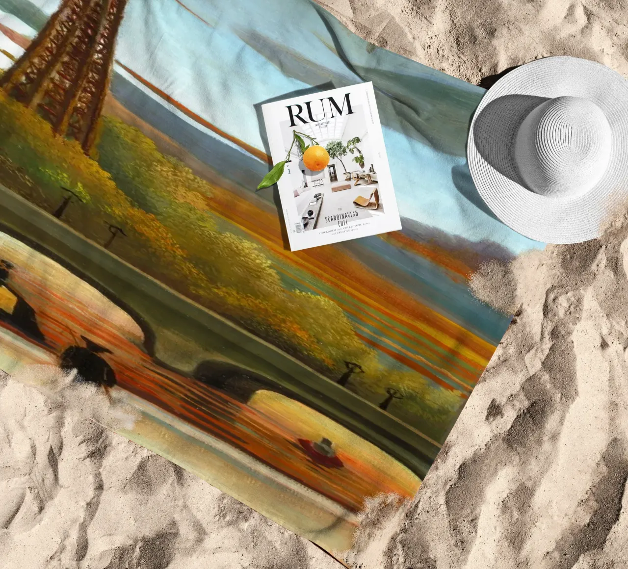 Henri Rousseau - Senna e Torre Eiffel telo mare da ARTOTHEK