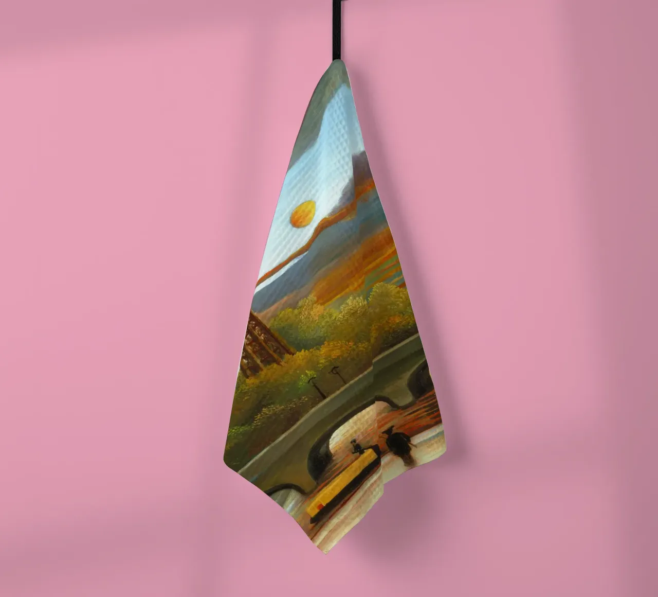 Henri Rousseau - Senna e Torre Eiffel canovaccio da cucina da ARTOTHEK