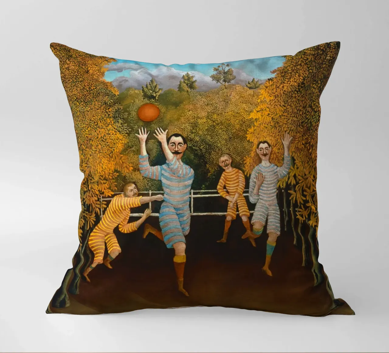 Henri Rousseau - I giocatori di calcio cuscino da ARTOTHEK
