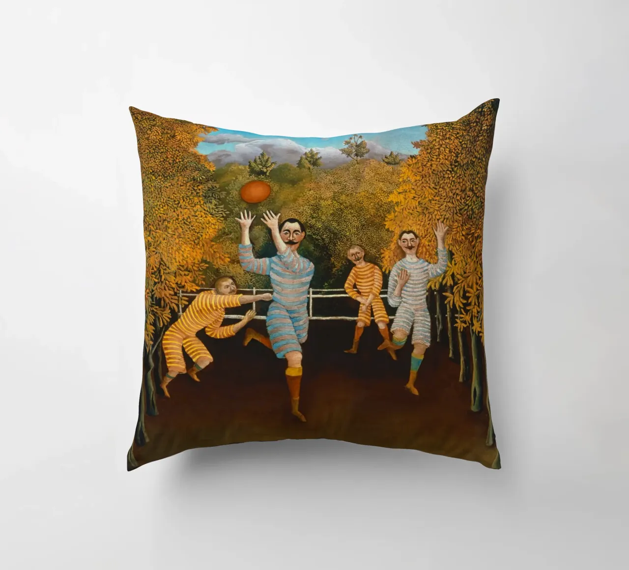 Henri Rousseau - I giocatori di calcio cuscino da ARTOTHEK