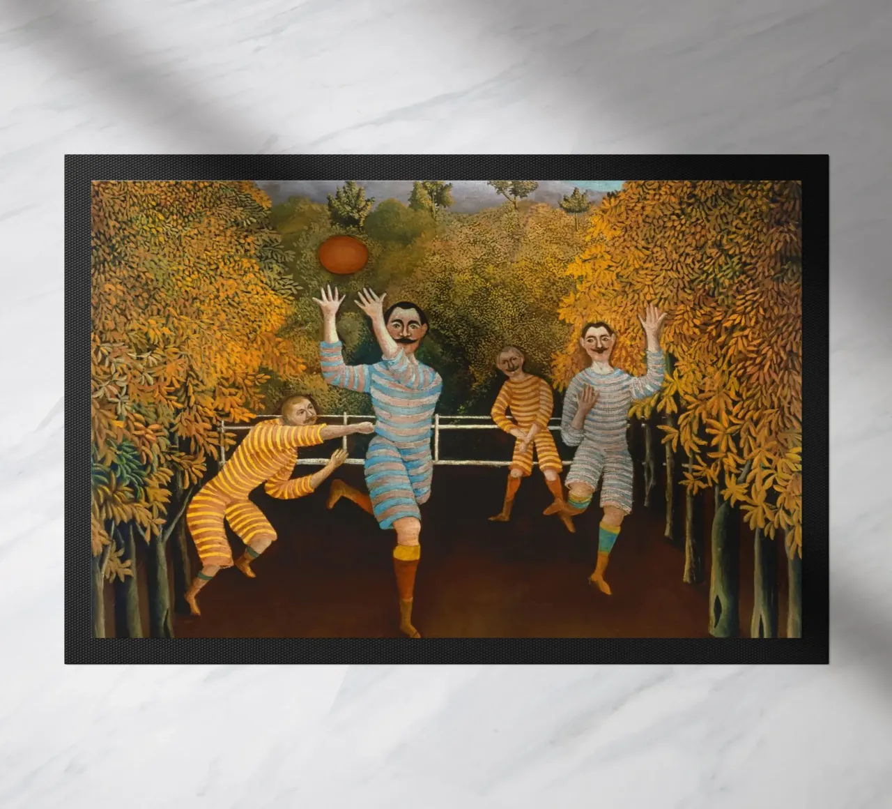 Henri Rousseau - I giocatori di calcio zerbino da ARTOTHEK