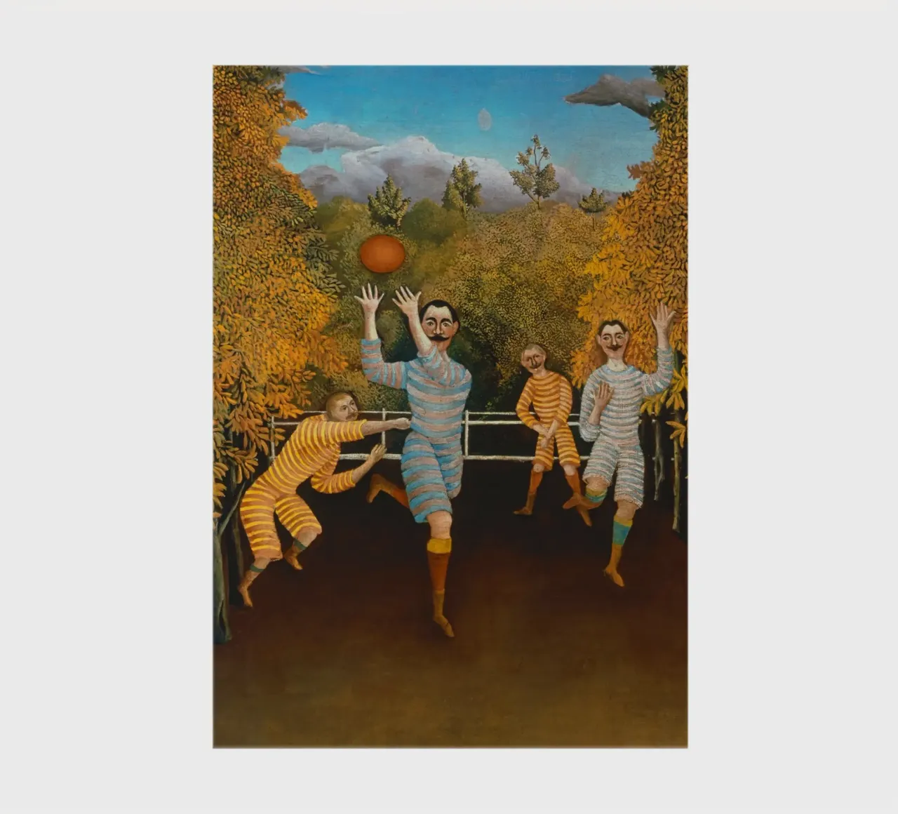 Henri Rousseau - I giocatori di calcio diario da ARTOTHEK
