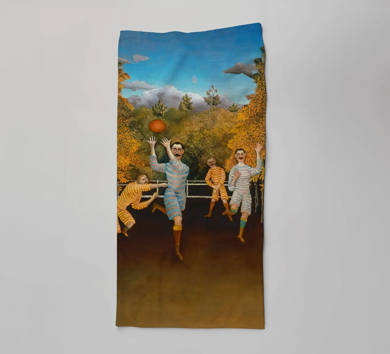 Henri Rousseau - I giocatori di calcio asciugamano da bagno da ARTOTHEK