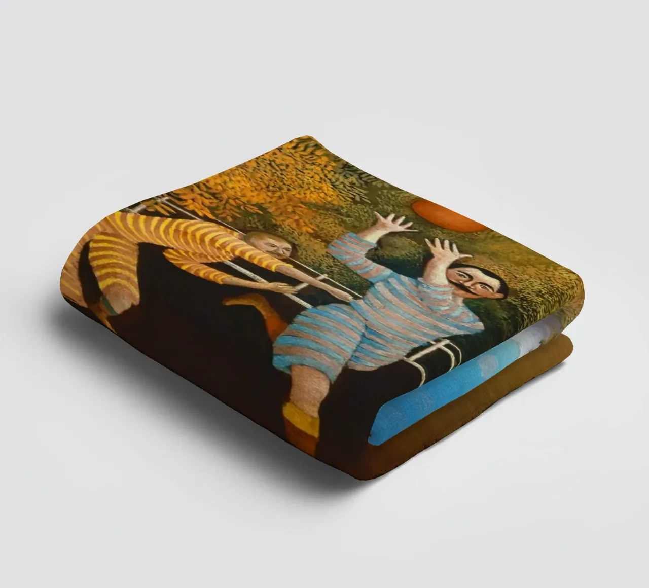 Henri Rousseau - I giocatori di calcio asciugamano da bagno da ARTOTHEK