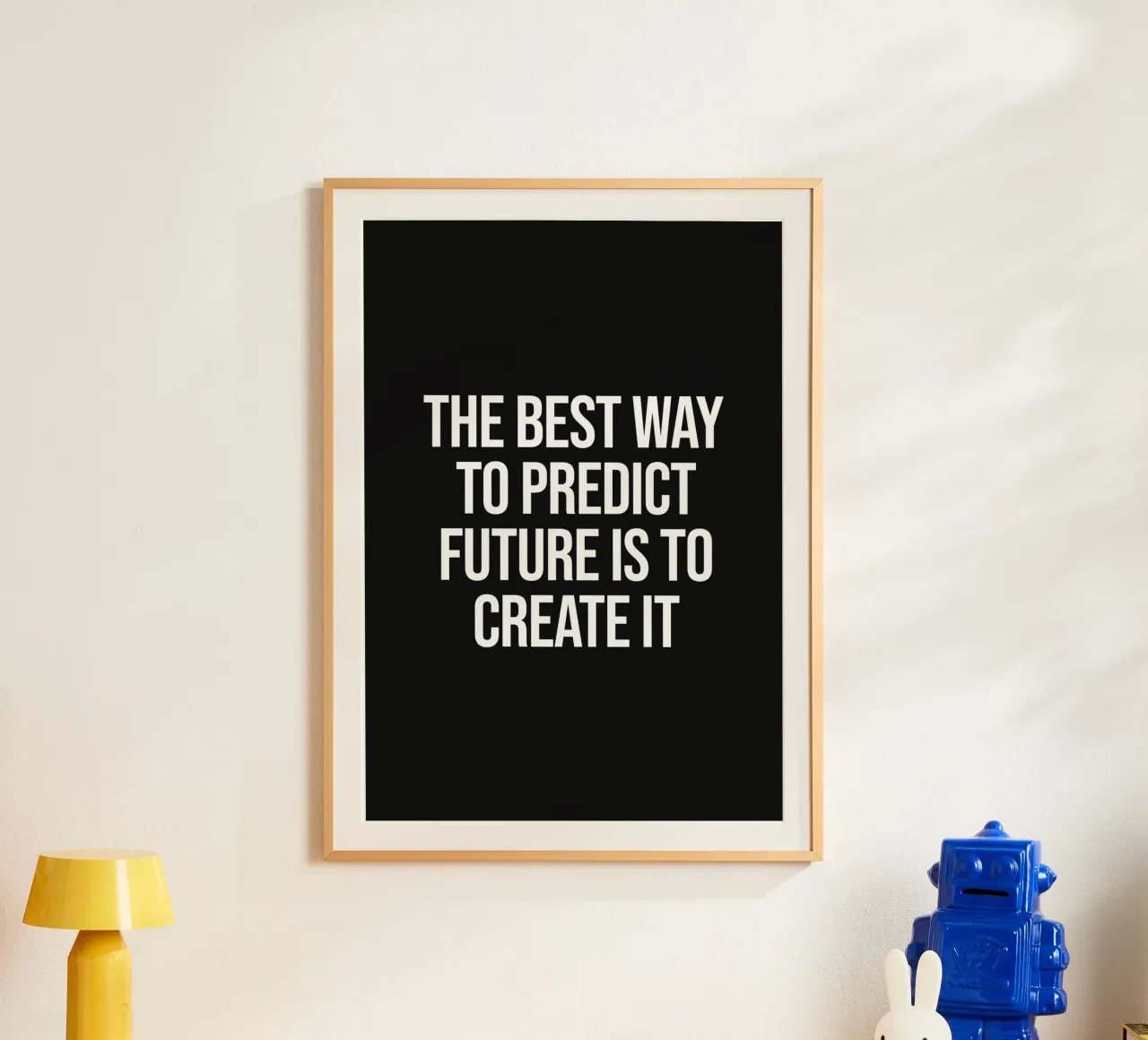 The best way to predict future is to create it quote hahnemühle by Paigaam Studio