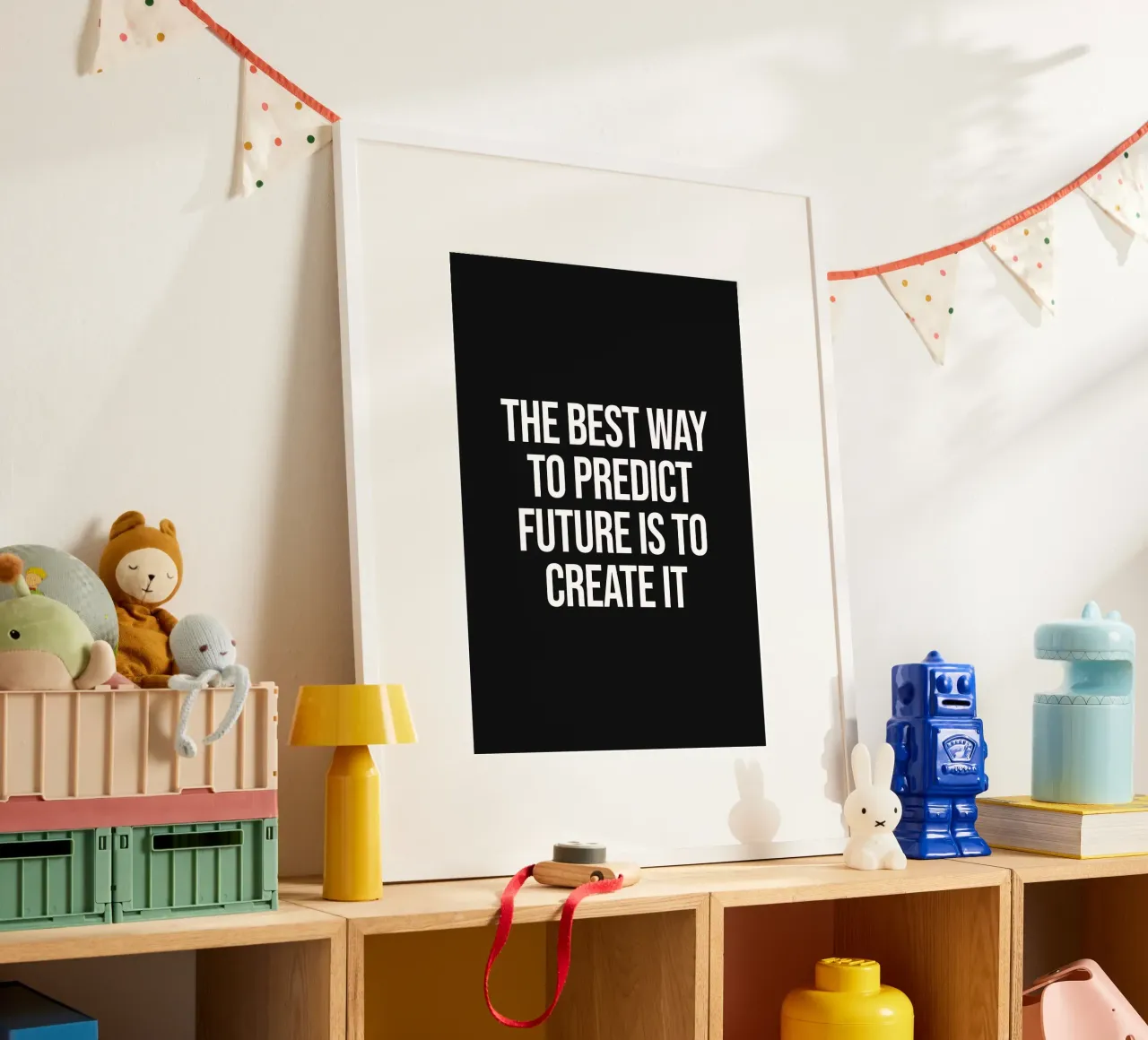 The best way to predict future is to create it quote hahnemühle by Paigaam Studio