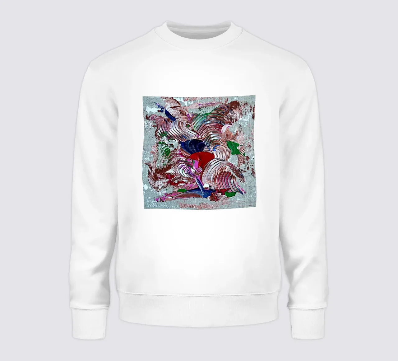 IDEAL GIFT 9 felpa da Thierry Vobmann Abstract painting