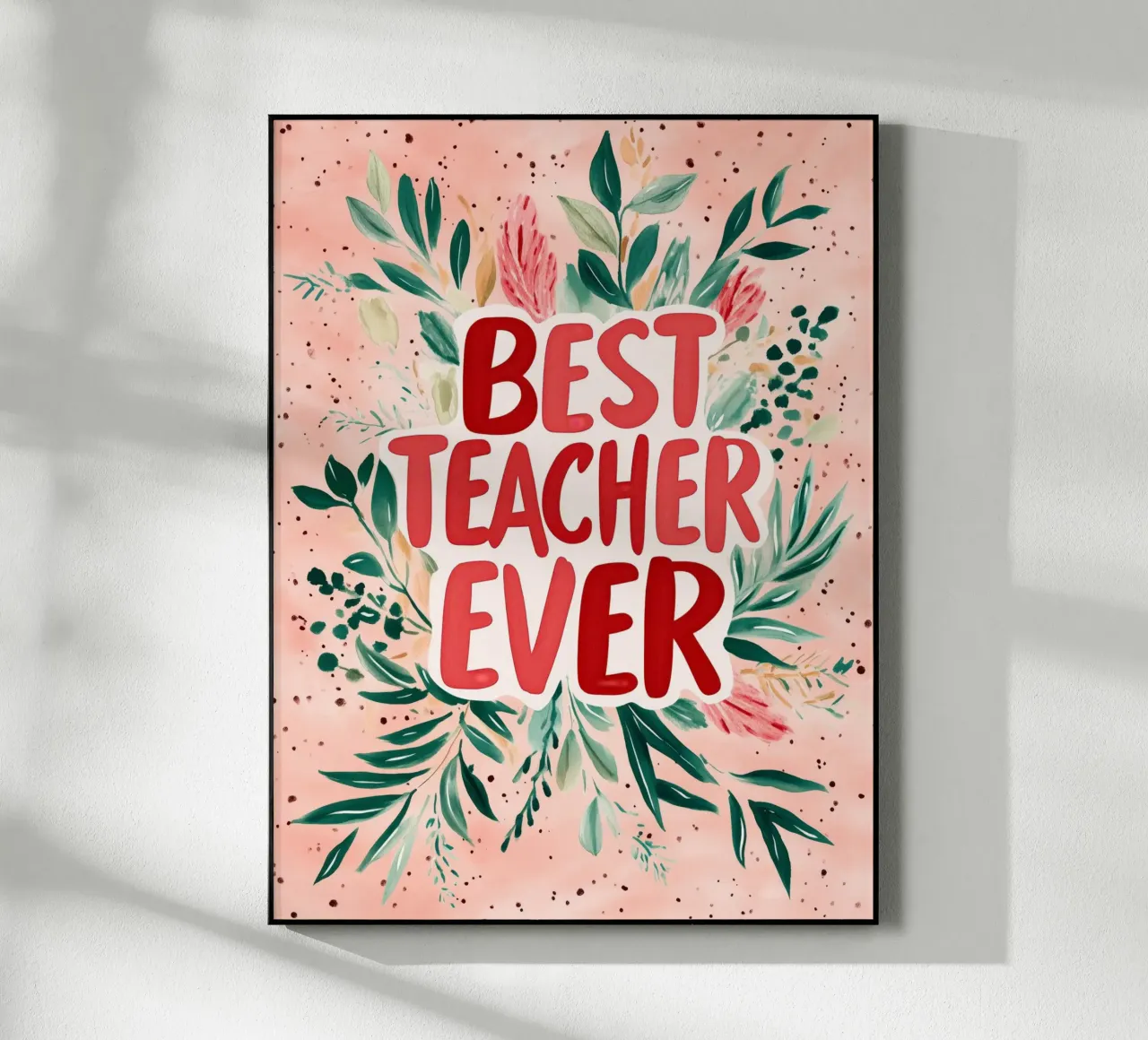 Best Teacher Ever (Version 1) plexiglass da treechild