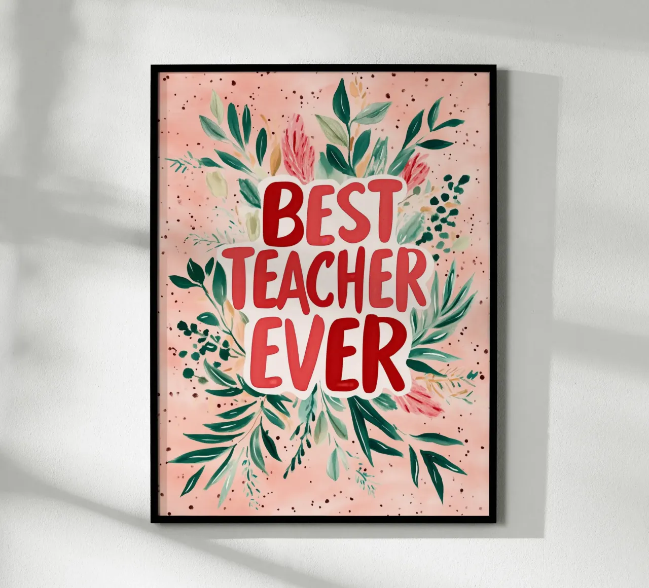 Best Teacher Ever (Version 1) carta hahnemühle da treechild